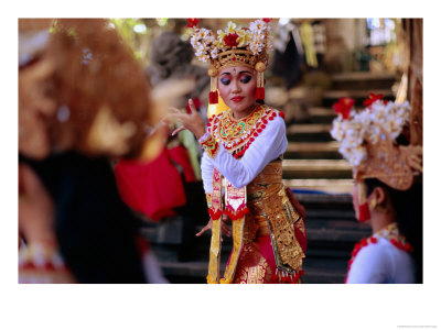 Actor Performing At Ngenteg Linggih Festival, Kedewatan, Indonesia by Michael Coyne Pricing Limited Edition Print image