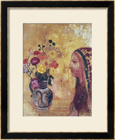 Profile Of A Woman by Odilon Redon Pricing Limited Edition Print image