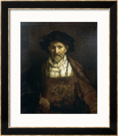 Portrait Of An Old Man by Rembrandt Van Rijn Pricing Limited Edition Print image