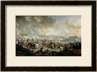 The Battle Of Waterloo, 18Th June 1815 by Denis Dighton Pricing Limited Edition Print image
