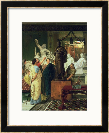 Dealer In Statues by Sir Lawrence Alma-Tadema Pricing Limited Edition Print image