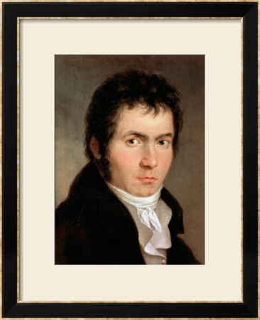 Ludwig Van Beethoven (1770-1827), 1804 by Willibrord Joseph Mahler Pricing Limited Edition Print image