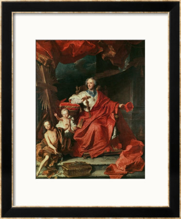 Cardinal De Bouillon (1643-1715) Opening The Holy Door, 1708 by Hyacinthe Rigaud Pricing Limited Edition Print image