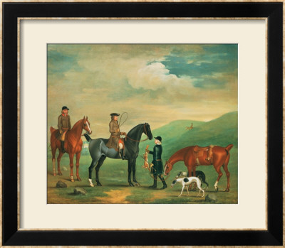 The 4Th Lord Craven Coursing At Ashdown Park by James Seymour Pricing Limited Edition Print image