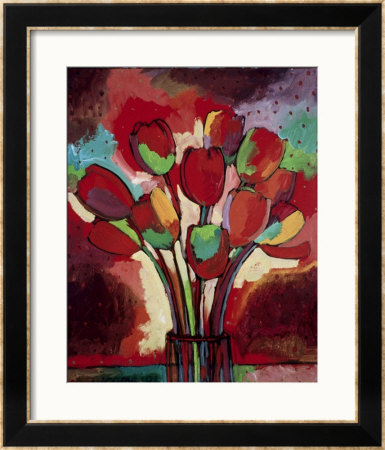 Kandinsky's Tulips by John Newcomb Pricing Limited Edition Print image