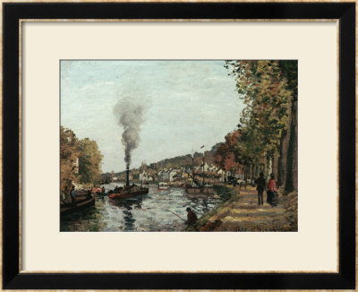 The Seine At Marly by Camille Pissarro Pricing Limited Edition Print image