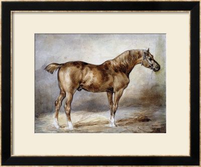 Horse In A Stable by Théodore Géricault Pricing Limited Edition Print image