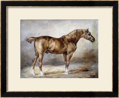 Horse In A Stable by Theodore Gericault Pricing Limited Edition Print image