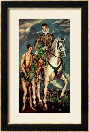 St. Martin And The Beggar by El Greco Pricing Limited Edition Print image