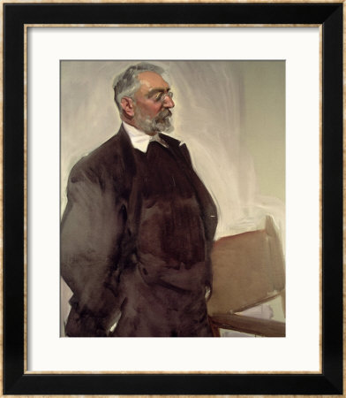 Portrait Of Miguel De Unamuno Y Jugo, Spanish Philosopher And Writer by Joaquín Sorolla Y Bastida Pricing Limited Edition Print image