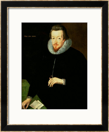 Portrait Of Sir Robert Cecil 1St Viscount Cranborne And 1St Earl Of Salisbury by John De Critz Pricing Limited Edition Print image