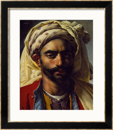 Portrait Of Mustapha by Anne-Louis Girodet De Roussy-Trioson Pricing Limited Edition Print image