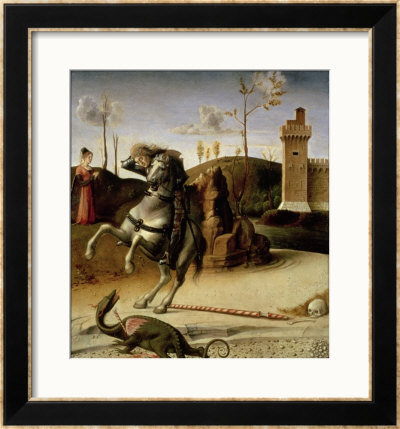 St. George And The Dragon, Predella (Detail) by Giovanni Bellini Pricing Limited Edition Print image