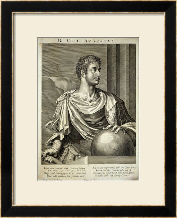 D. Octavius Augustus Emperor Of Rome 27 Bc - 14 Ad by Titian (Tiziano Vecelli) Pricing Limited Edition Print image