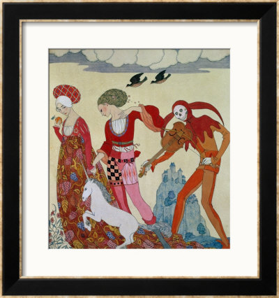 Love, Desire And Death by Georges Barbier Pricing Limited Edition Print image