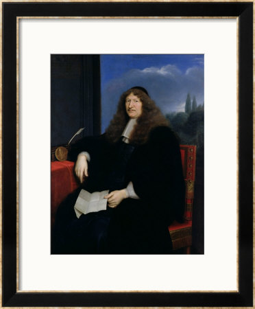 Jacques Tubeuf (1606-70) President Of The Chambre Des Comptes by Pierre Mignard Pricing Limited Edition Print image
