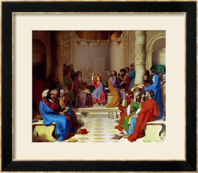 Jesus Among The Doctors, 1862 by Jean-Auguste-Dominique Ingres Pricing Limited Edition Print image