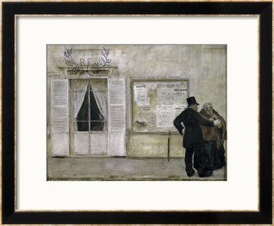 Guests Awaiting A Wedding by Jean Francois Raffaelli Pricing Limited Edition Print image