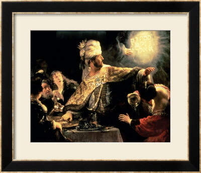 Belshazzar's Feast Circa 1636-38 by Rembrandt Van Rijn Pricing Limited Edition Print image