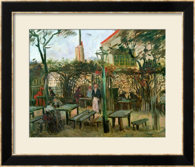 Pleasure Gardens At Montmartre, 1886 by Vincent Van Gogh Pricing Limited Edition Print image