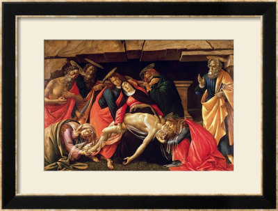 Lamentation Of Christ. Circa 1490 by Sandro Botticelli Pricing Limited Edition Print image