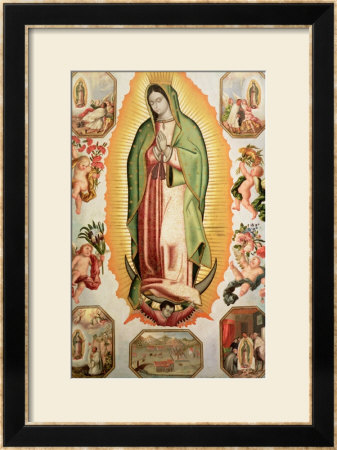 The Virgin Of Guadalupe by Juan De Villegas Pricing Limited Edition Print image