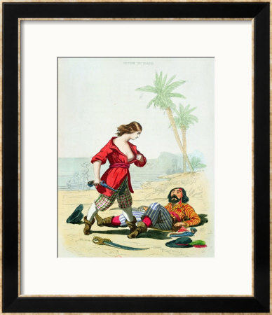 Mary Read From Histoire Des Pirates By P. Christian by Alexandre Debelle Pricing Limited Edition Print image