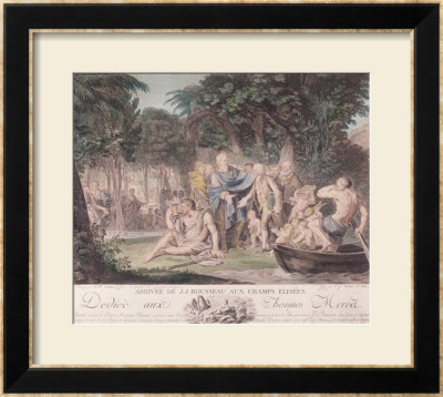 Arrival Of Jean-Jacques Rousseau In The Elysian Fields, 1782 by Jean-Michel Moreau The Younger Pricing Limited Edition Print image
