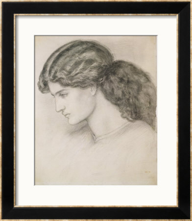 Head Of A Woman, 1861 by Dante Gabriel Rossetti Pricing Limited Edition Print image
