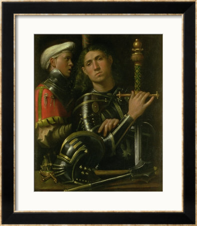 Warrior With Groom by Giorgione Pricing Limited Edition Print image