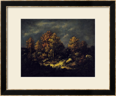 The Jean De Paris Heights In The Forest Of Fontainebleau, 1867 by Narcisse Virgile Diaz De La Pena Pricing Limited Edition Print image