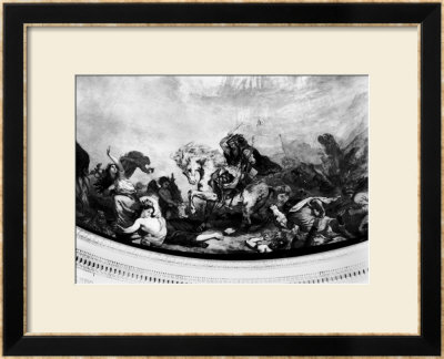 Attila The Hun (Circa 406-453) And His Hordes Overrunning Italy And The Arts, 1838-47 (Mural) by Eugene Delacroix Pricing Limited Edition Print image