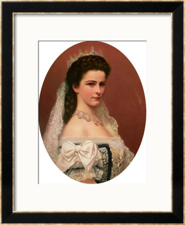 Empress Elizabeth Of Bavaria (1837-98) In Hungarian Costume, 1867 by Georg Raab Pricing Limited Edition Print image