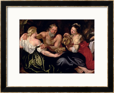 Lot And His Daughters by Peter Paul Rubens Pricing Limited Edition Print image