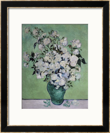 Vase Of Roses by Vincent Van Gogh Pricing Limited Edition Print image