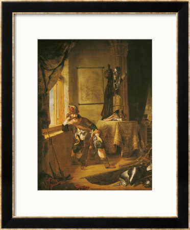 A Warrior In Thought by Rembrandt Van Rijn Pricing Limited Edition Print image