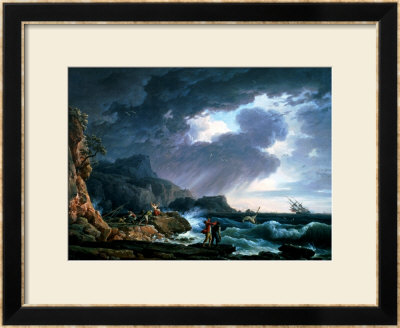 A Seastorm, 1752 by Claude Joseph Vernet Pricing Limited Edition Print image