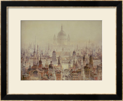 A Tribute To Sir Christopher Wren by Charles Robert Cockerell Pricing Limited Edition Print image