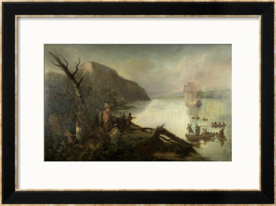 The Landing Of Henry Hudson by Robert Walter Weir Pricing Limited Edition Print image