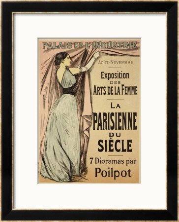 Reproduction Of A Poster Advertising La Parisienne Du Siecle by Jean Louis Forain Pricing Limited Edition Print image