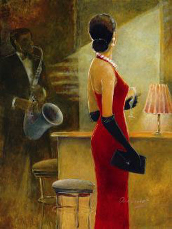 Cocktail Jazz by Miguel Dominguez Pricing Limited Edition Print image