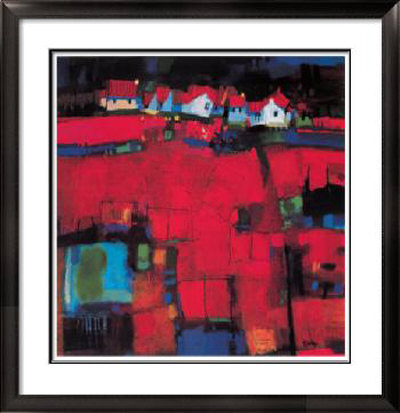 Red Field Ii by Francis Boag Pricing Limited Edition Print image