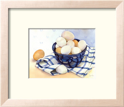 Eggs And Blue Bowl by Lucinda Foy Pricing Limited Edition Print image