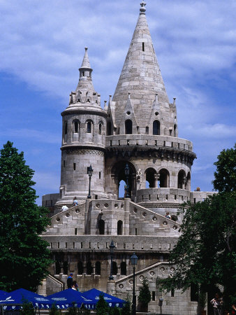 Exterior Of Fisherman's Bastion, Budapest, Hungary by Chris Mellor Pricing Limited Edition Print image