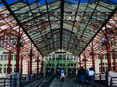Covered Walkway Into Ellis Island National Monument, New York City, New York, Usa by Curtis Martin Pricing Limited Edition Print image