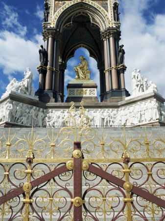 The Albert Memorial By G. G. Scott, Dating From 1876, Kensington Gardens, London, England by Brigitte Bott Pricing Limited Edition Print image