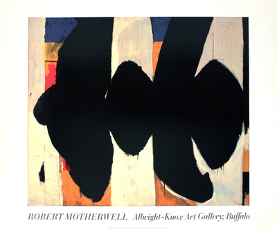 Elegy To The Spanish Republic #34 by Robert Motherwell Pricing Limited Edition Print image