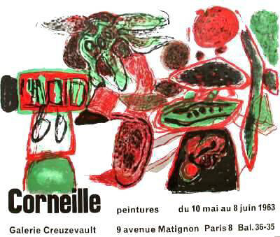 Exposition Galerie Creuzevault by Guillaume Corneille Pricing Limited Edition Print image