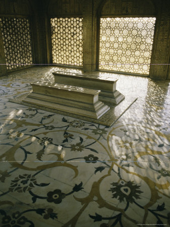 Interior Of The Taj Mahal, Unesco World Heritage Site, Agra, Uttar Pradesh State, India by John Henry Claude Wilson Pricing Limited Edition Print image