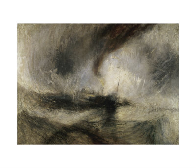 Snow Storm: Steam-Boat Off A Harbour's Mouth by William Turner Pricing Limited Edition Print image